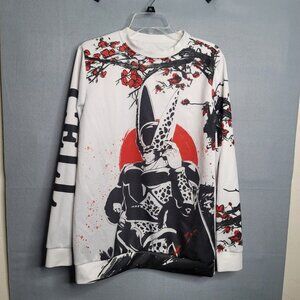 Dragon Ball Z Perfect CELL Anime Polyester Sweatshirt Mens Medium